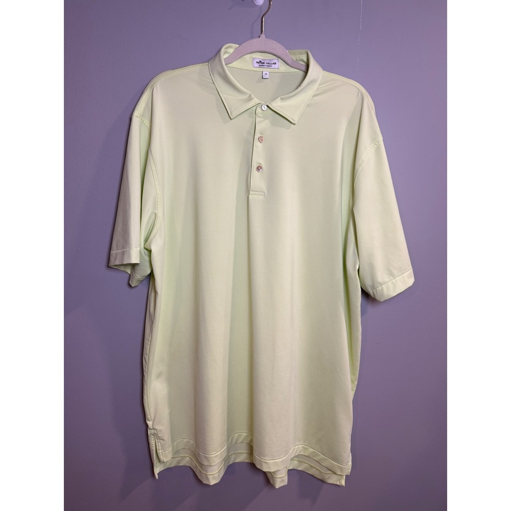 PETER MILLAR Summer Comfort‎ Mens XL Polo Shirt Medina Country Club Embroidered